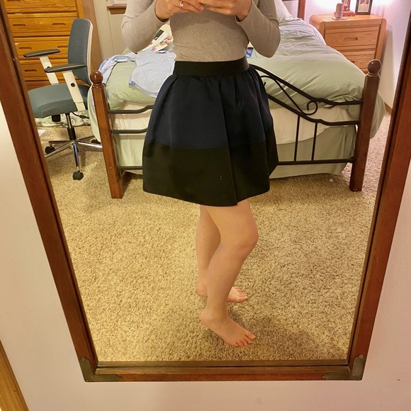 Express Color Block Skirt - Picture 2 of 6